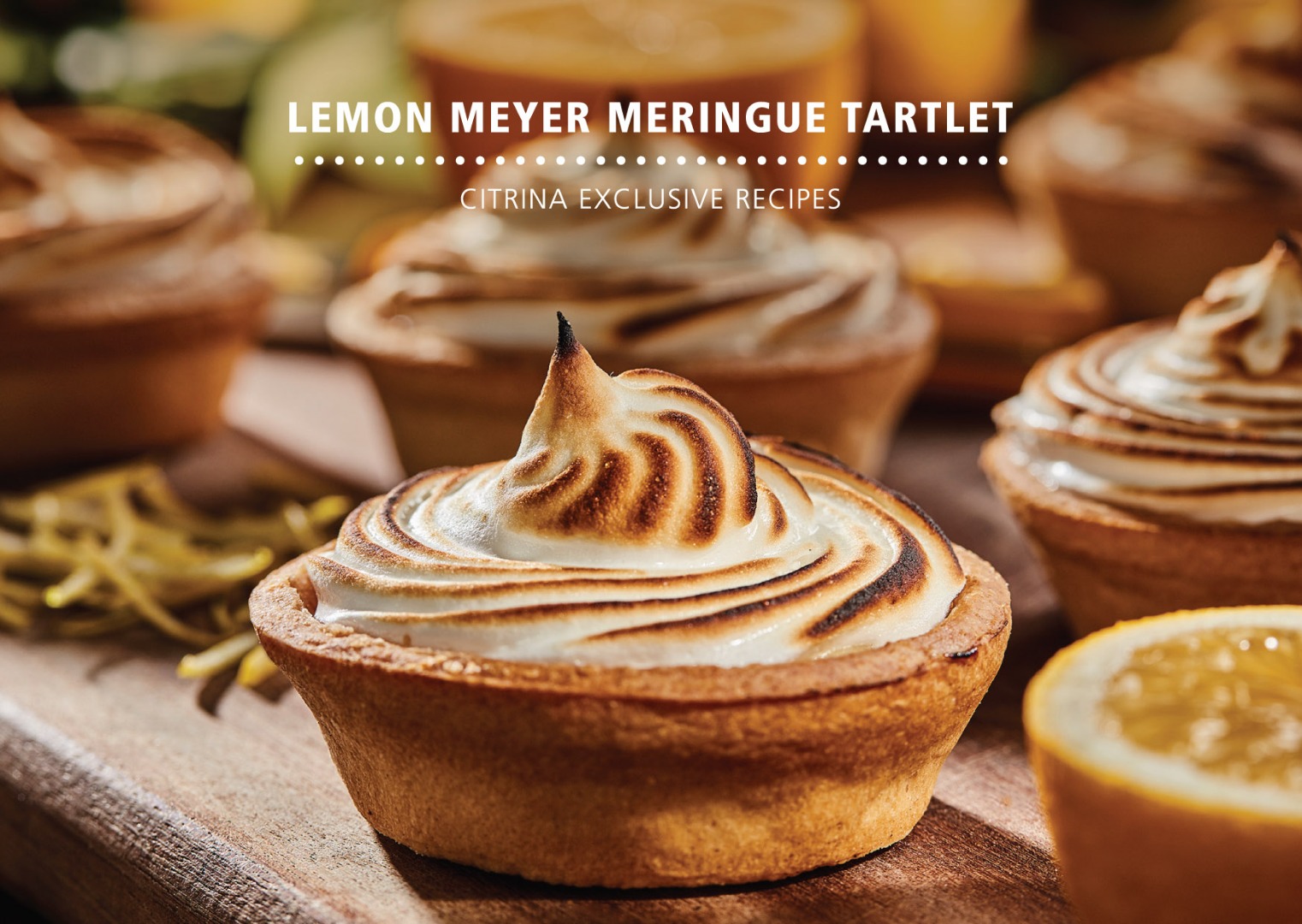 Meyer Lemon - Lisa Tartlet merengue de Limão Meyer